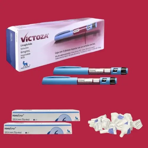 Victoza Sin Uso, Liraglutida 2 Plumas Original Meses sin intereses