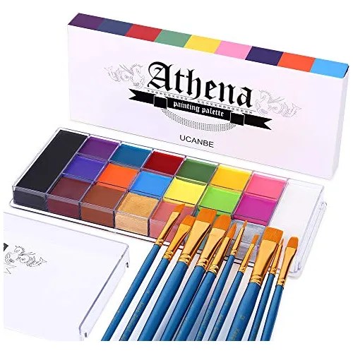 Face Paint Setathena Painting Palette, 10 Professional... MercadoLibre
