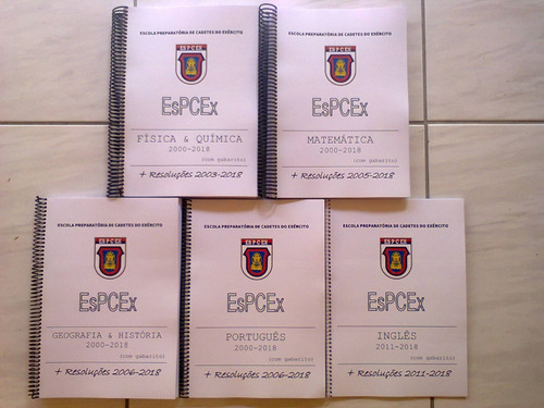 Apostilas Espcex 20002018/2019 Resolvidas Comentadas + Gab. R 390
