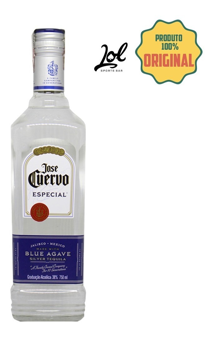 Kit Tequila Jose Cuervo Prata Garrafa + 2 Copos Shot Mercado Livre