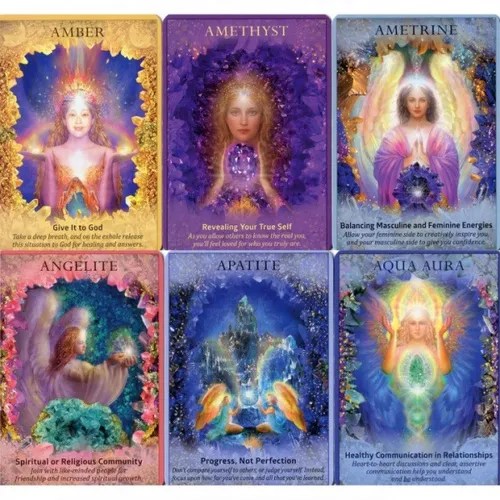 Crystal Angels Oracle Cards Doreen Virtue Hay House en venta en