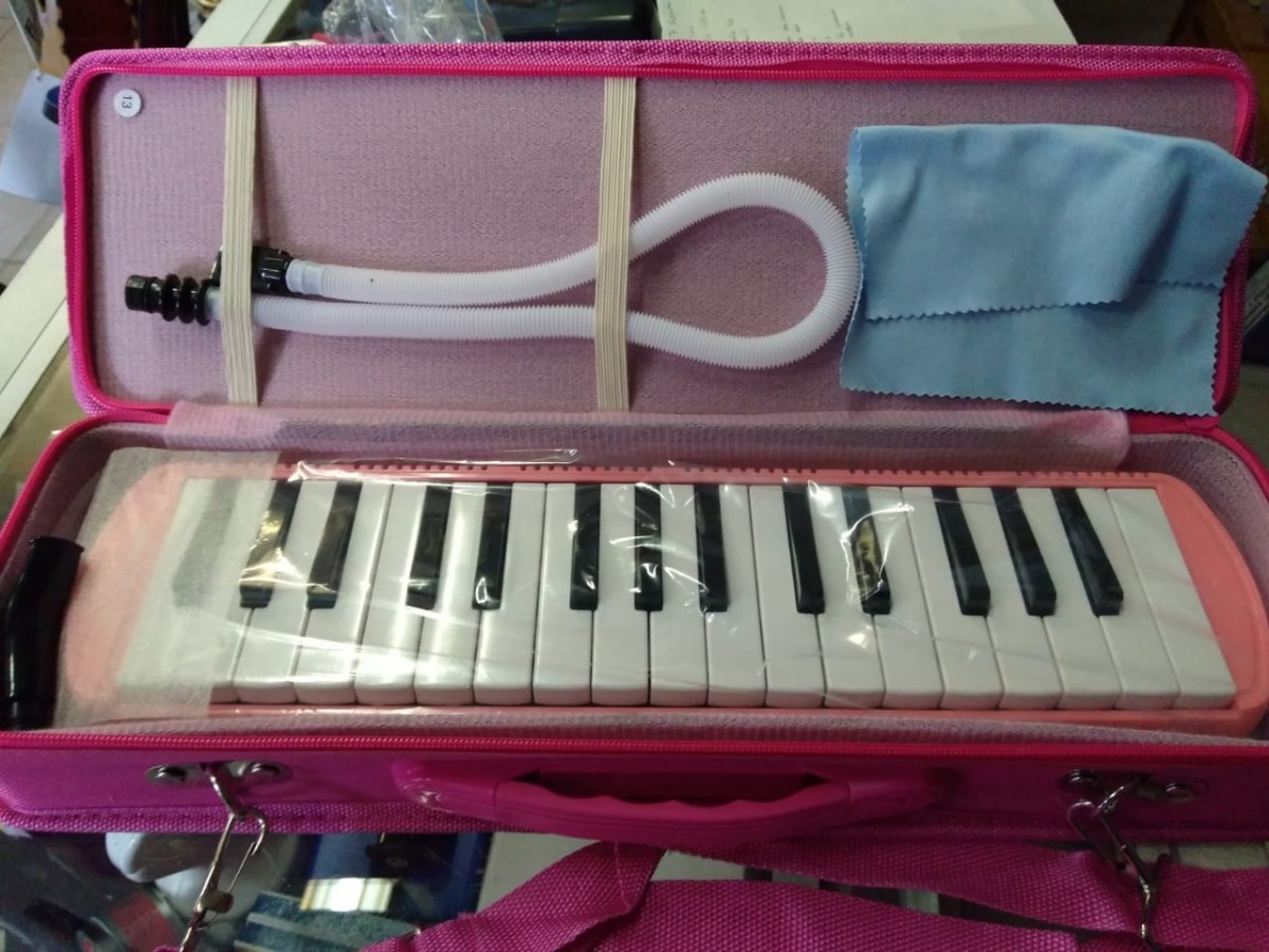 Melodica 32 Teclas Rosa Extreme Exml006 Envio Inmediato + Mercado Libre