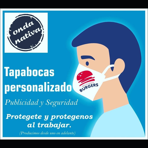 Tapabocas Personalizado Kg A 2500 Cuotas Sin Interes
