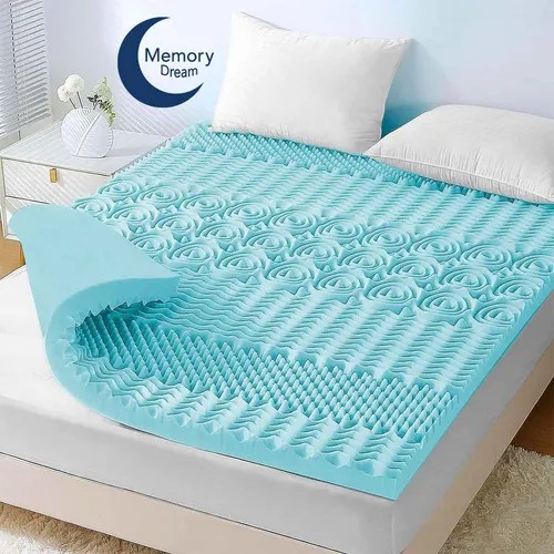 Memory Foam Topper King Size 5 Cm Gel Cool Zone