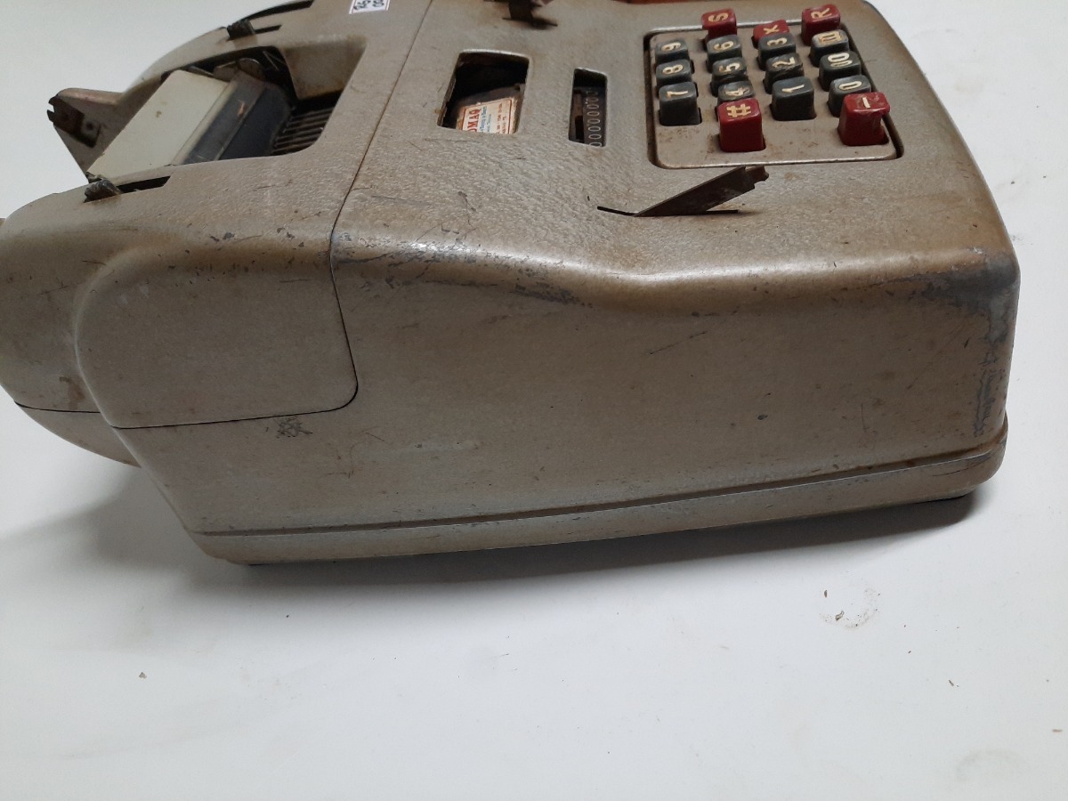Maquina De Soma Calculadora Antiga Marca Precisa Ref Rg013 Mercado