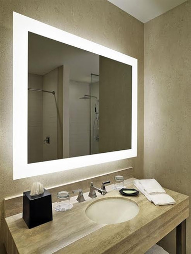 Espejo Para Baño Con Luz Led Encendido Tactil 90X180Cm | Mercadolibre