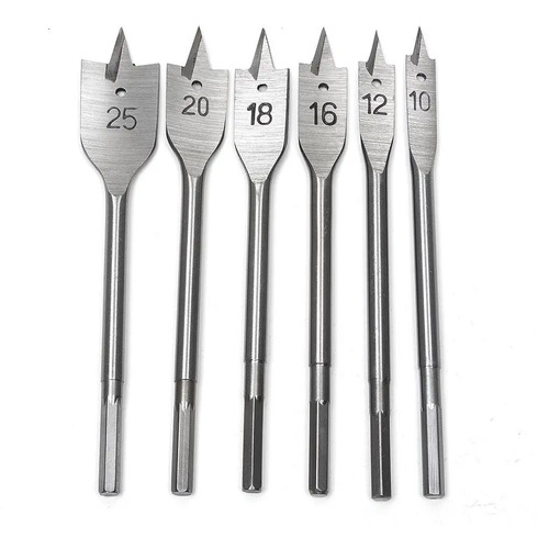 Mecha Pala Paleta Para Madera X 6 Piezas Colgar | Mercadolibre