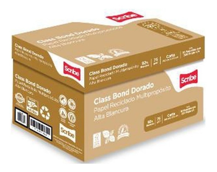 Papel Reciclado Bio Pappel Carta 92 Blanco 75gr C/5000 H Mercado Libre