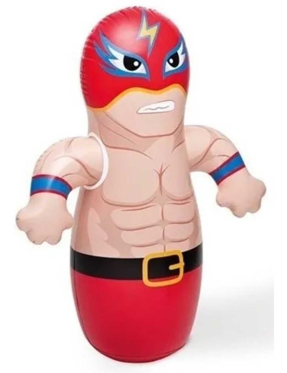Muñeco Inflable Punching Bag Boxeador 91 X 51cm MercadoLibre