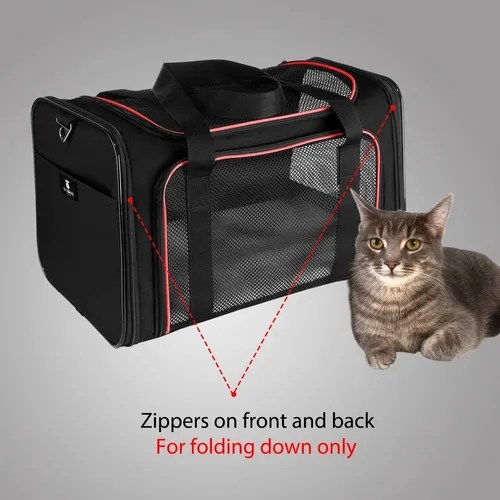 Xzone Pet Dogs Carrier Cats Carrier Airline Approved Pet Ca Envío gratis