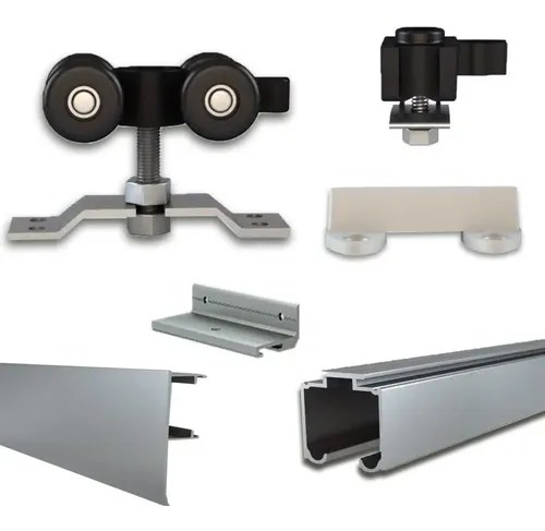 Kit Puerta Corrediza Colgante 3Mts Con Cenefa Ruedamas | Dannok Herrajes