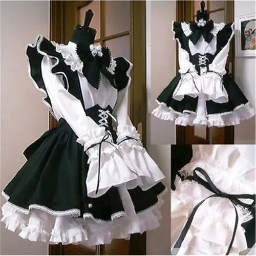 Cosplay Disfraz De Maid Unisex Envío gratis