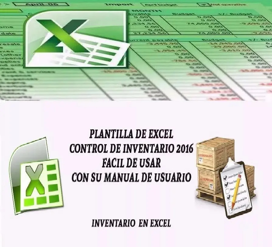 Plantilla Hoja Excel Control De Inventario Entradas