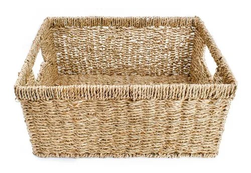 Cajón Canasto Organizador De Mimbre N1 Deco | Feel Bazar