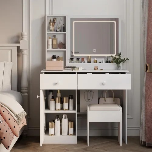 Bellemave Vanity Desk With Mirror And Lights MercadoLibre