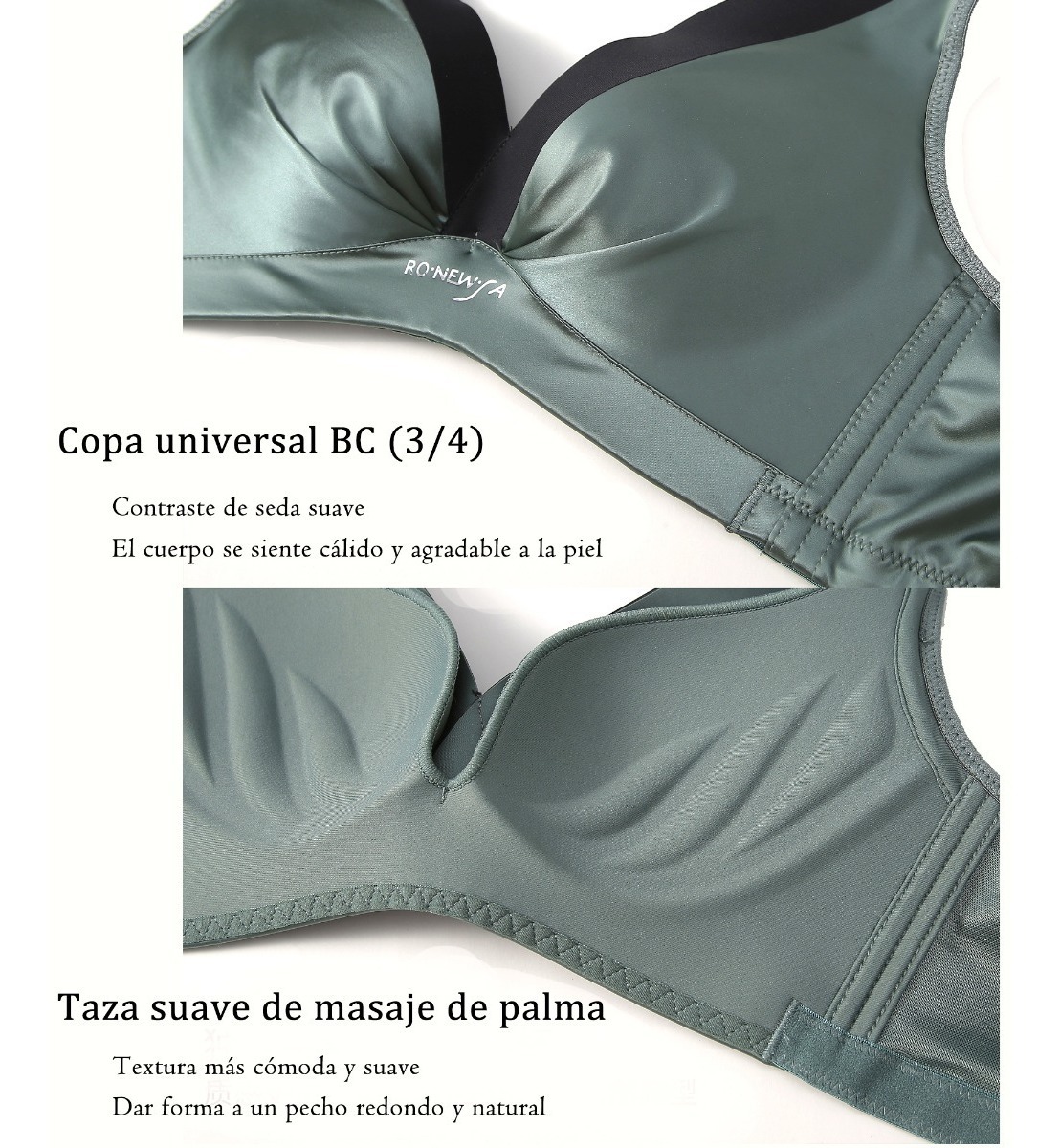 Brasier Push Up Gama Alta Moda Sencillez Bra Sin Varillas Meses sin