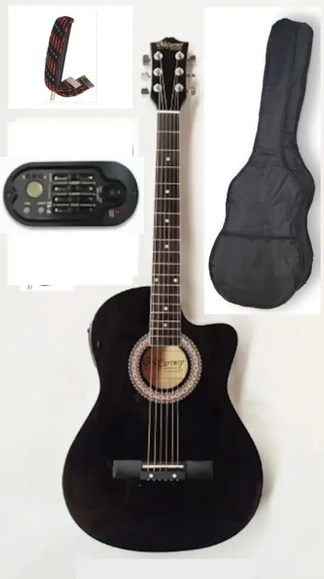 Guitarra Electroacustica Mccartney Slim Con Funda Y Tahaly. Envío gratis