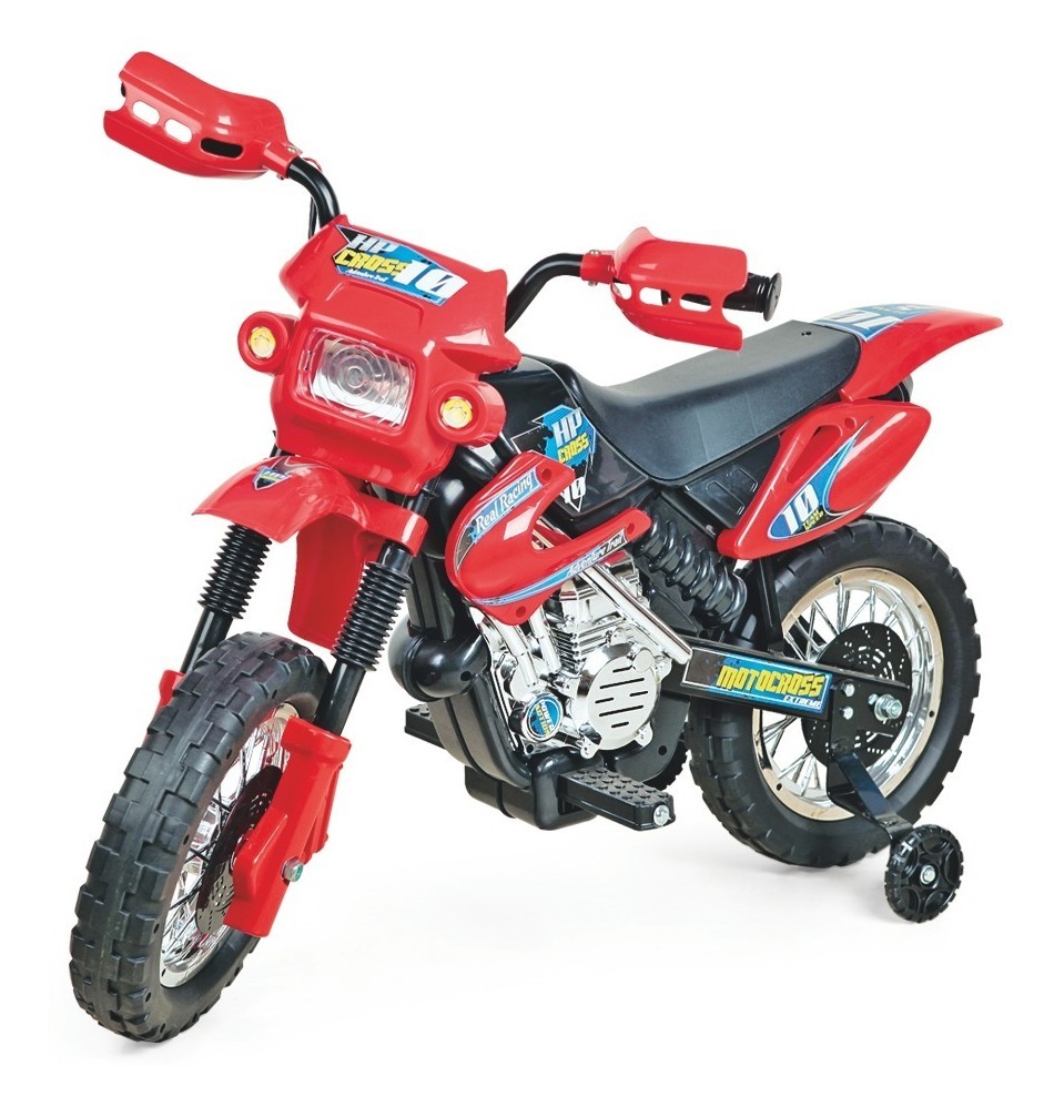 Promoção Super Moto Elétrica Infantil Motocross Vermelho 6v Mercado Livre