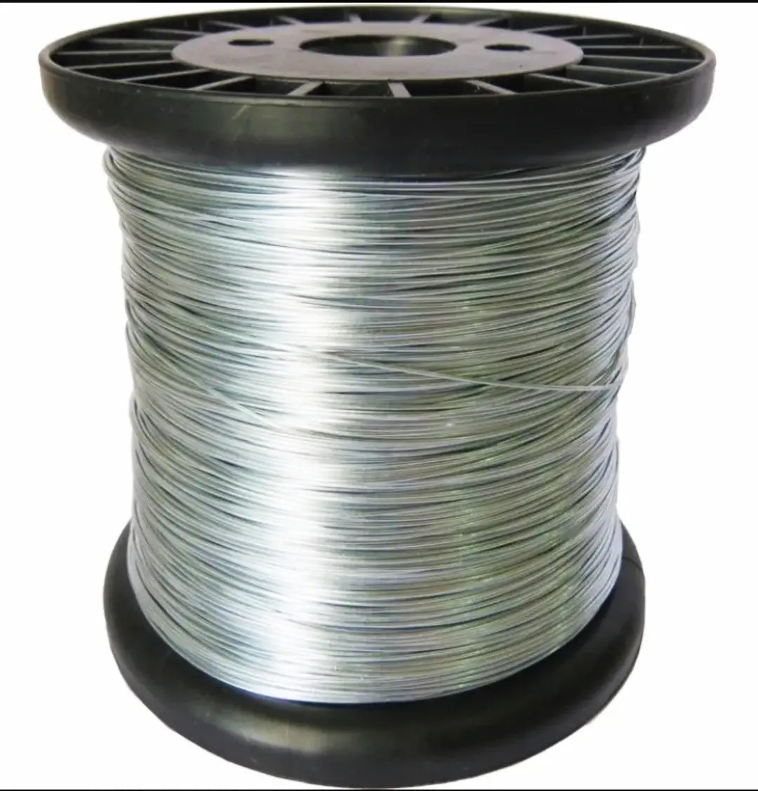 2 Carretel Arame Aço Inox Cerca Elétrica Fio 0,45mm Bobina Mercado Livre