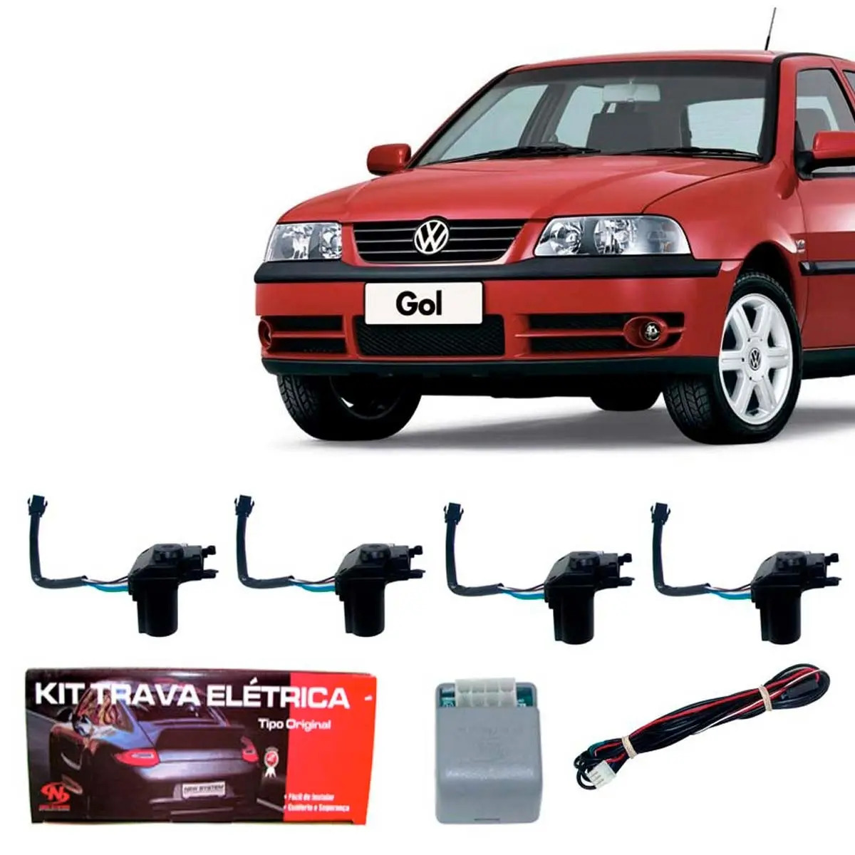 Kit Trava Elétrica Gol G3 4 Portas Específica Mercado Livre