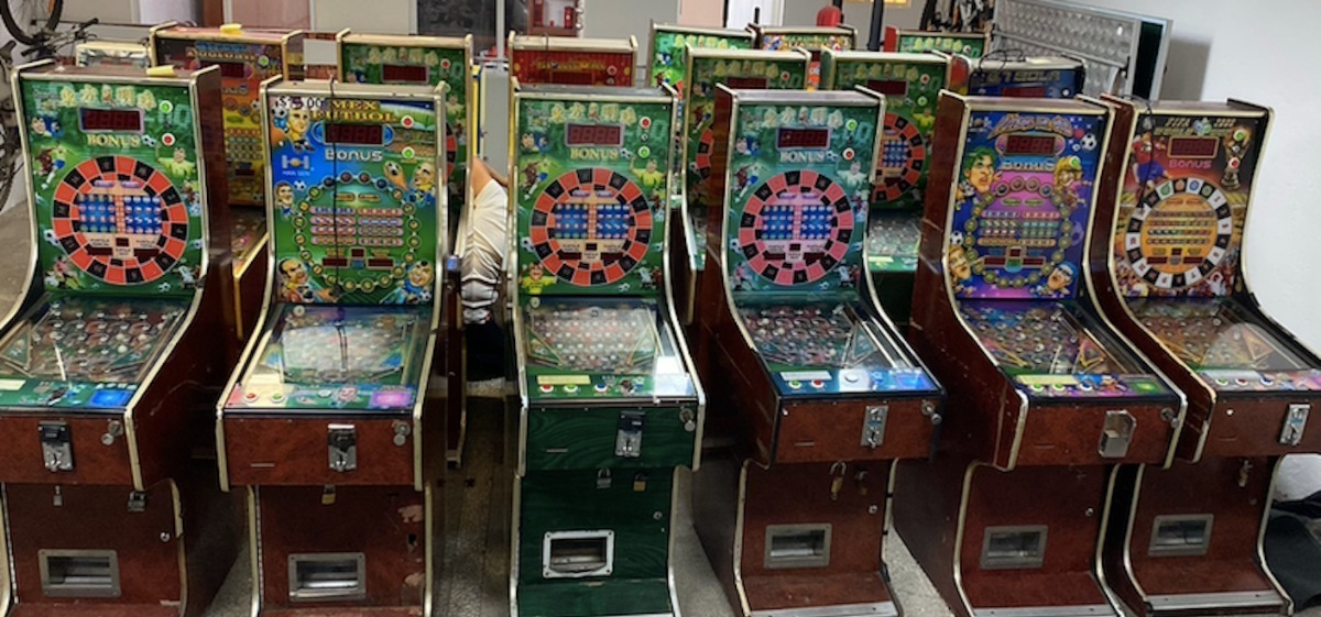 Oferta!! Maquina Tragamonedas Pinball 5x5 Bolas Excelente!! Mercado Libre