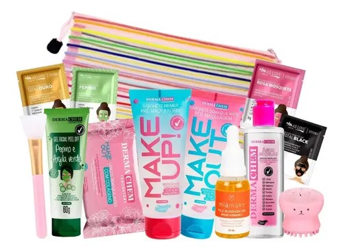 Kit completo de limpieza facial, 13 artículos, kit de limpieza Brinde