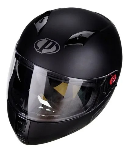 Capacete Moto Peels Icon Classic Preto Fosco Com Oculos Interno Fume Mega Lopes