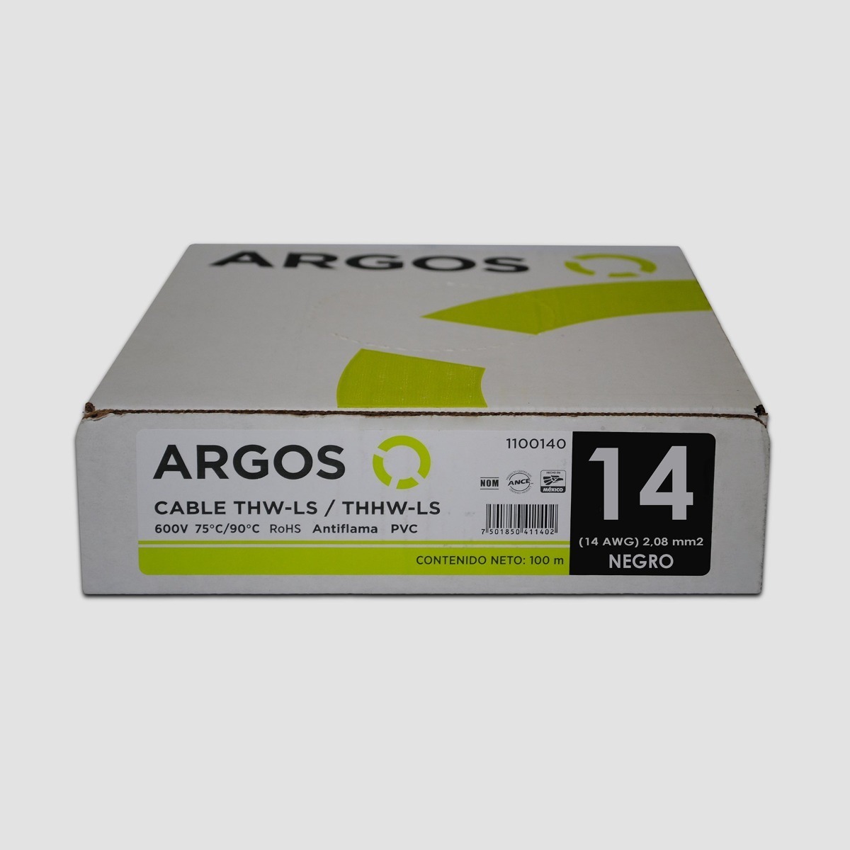 Cable Eléctrico 100 Mts Argos Thw Calibre 14 Mercado Libre