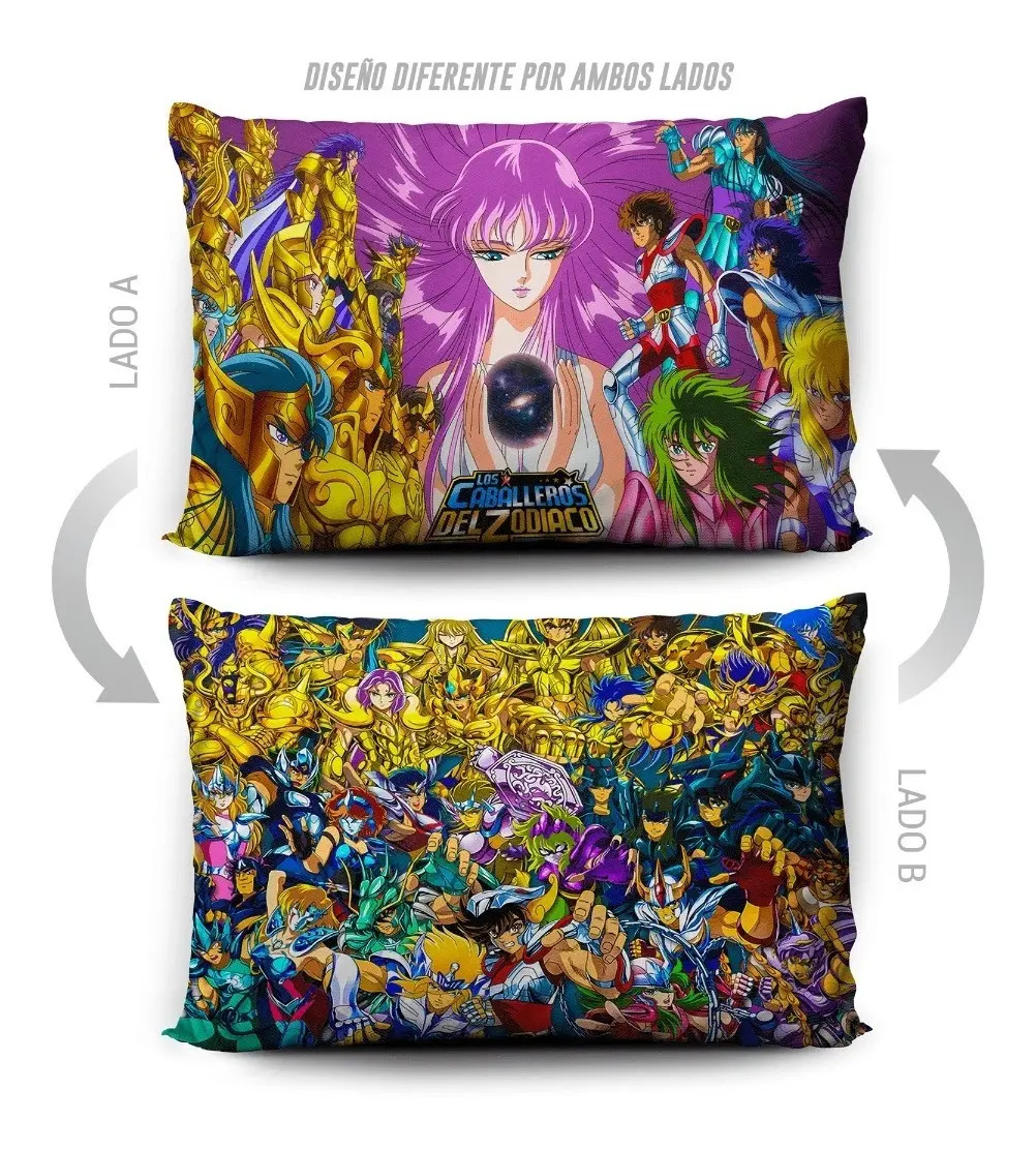Funda De Almohada Caballeros Del Zodiaco 70x45cm Vudú Love VUDÚ LOVE
