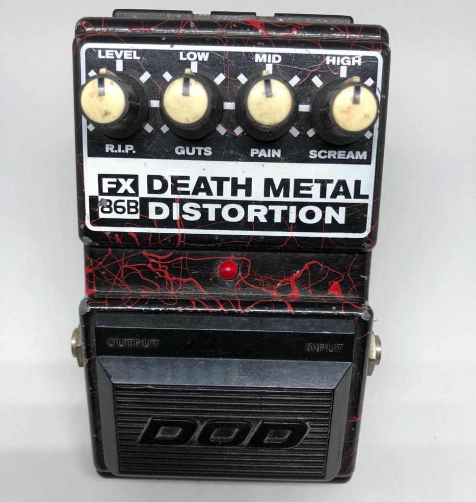 Pedal Dod Death Metal Fx86 Death Metal Distortion Parcelamento sem juros