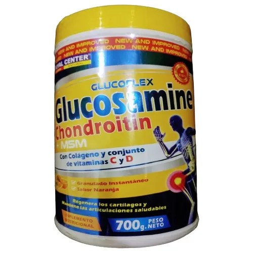 Glucoflex Glucosamina Con Chondroitin Vit C Y D +msm 700 Grs Cuotas