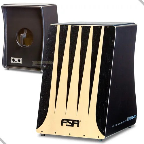 Cajon Fsa Elite Eletrico Profissional Captação Dupla Sumaúma