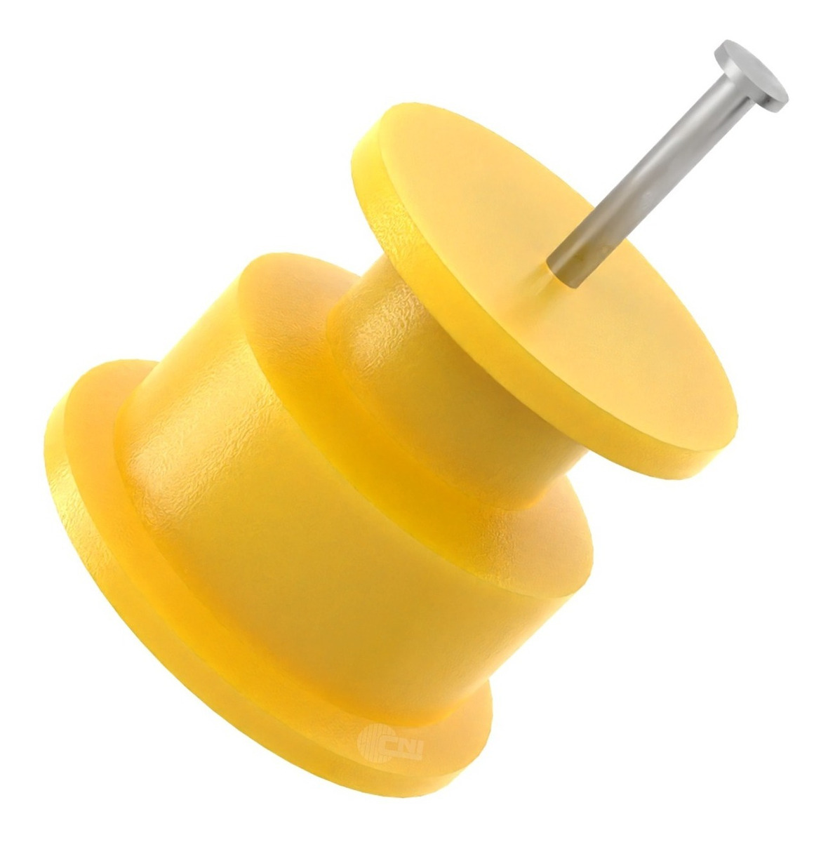 Isolador Cerca Elétrica Roldana 36x36 Amarelo C/500 Mercado Livre