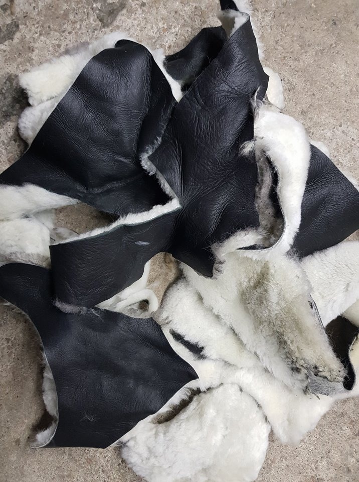 Recortes De Cuero Ovino Con Lana Mercado Libre