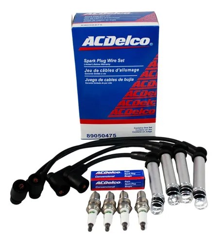 Cables De Bujía Y Bujías Chevy 1.4 1.6 C1 C2 C3 1994-2012 Ac | Meses