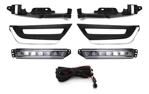 Kit Set Juego Faros Niebla Full Led Honda Crv 2017 2018 2019
