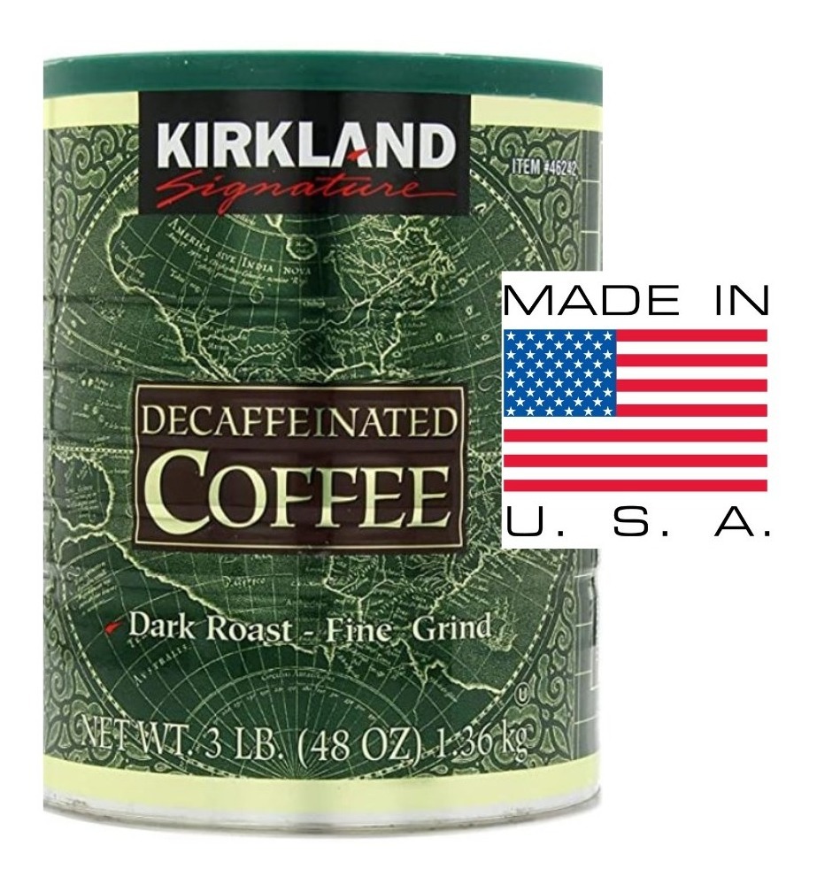 Café Descafeinado Kirkland Signature 1,36 Kg 100 Americano Cuotas