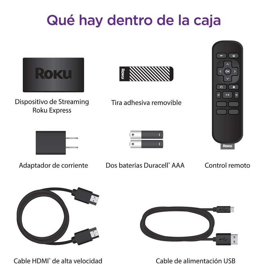 Roku Express Hd Reproductor De Streaming Mercado Libre