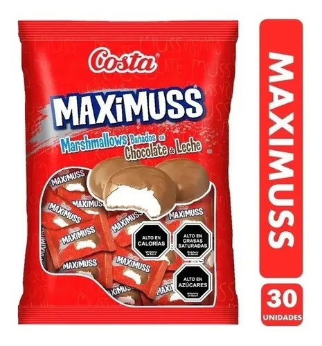 Dulces Maximuss, Marshmallows C/chocolate - Bolsa De 180 Gr. | Cuotas