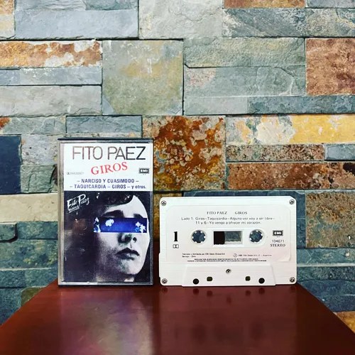 Cassette Fito Páez Giros (ed. 1985 Chi) Cuotas sin interés