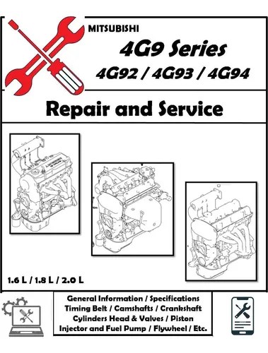 Diagrama Electrico Mitsubishi Motores 4g9 (4g92/4g93/4g94) | MercadoLibre
