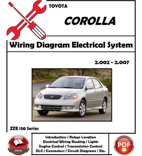 Diagrama Electrico Toyota Corolla 2002-2007 | MercadoLibre