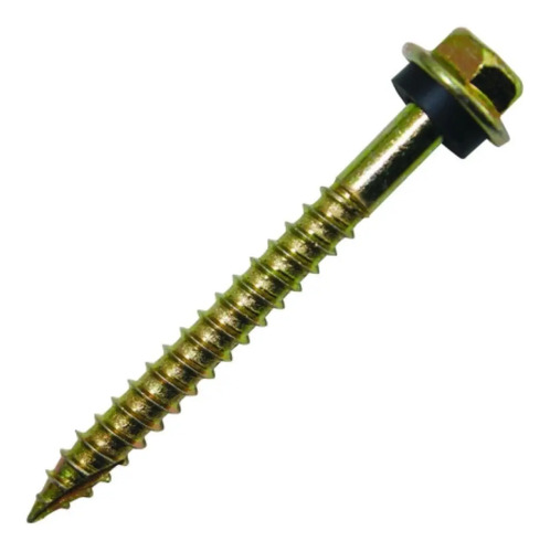 Tornillo Hexagonal Aguja 14 X 3 Techo Chapa Madera - X 500 U | Envío Gratis