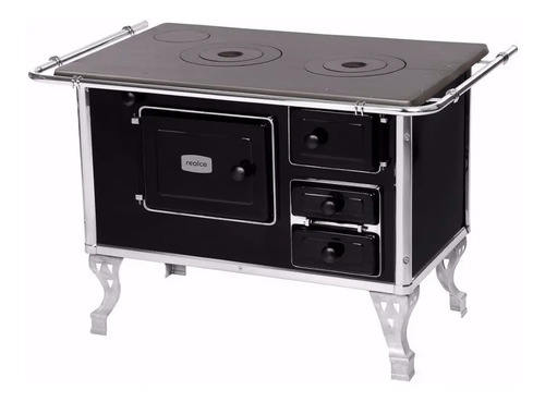 Cocina A Leña Realce N°1 Negro Liso Envío Gratis | Mercadolibre
