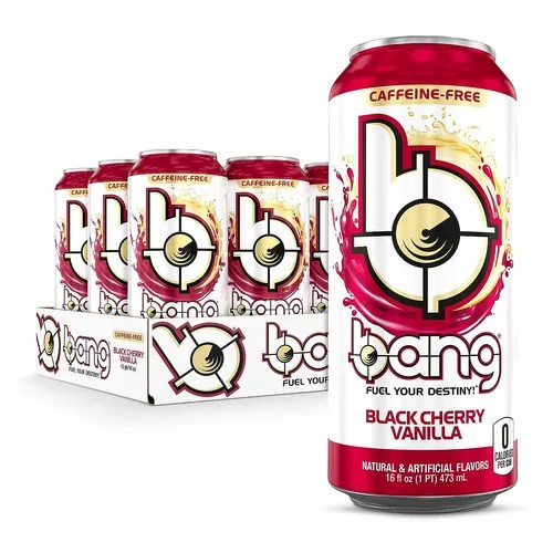 Bang Drinks Brain & Body Fuel Bebida Energetica 16 Onzas 12 Pack Sabor