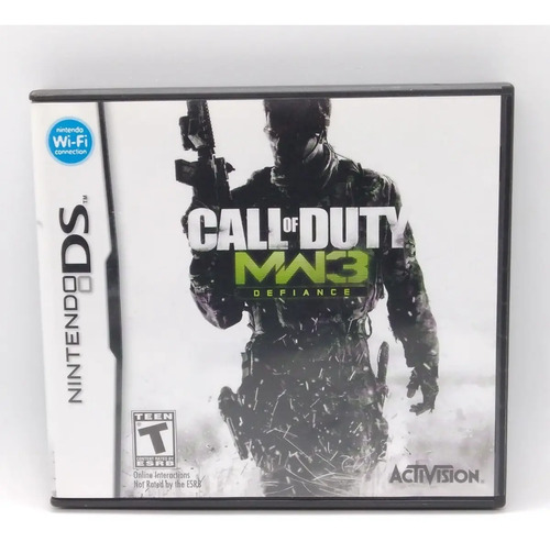 Call Of Duty Modern Warfare 3 Defiance Nintendo Ds Nds 3ds Mercado Livre
