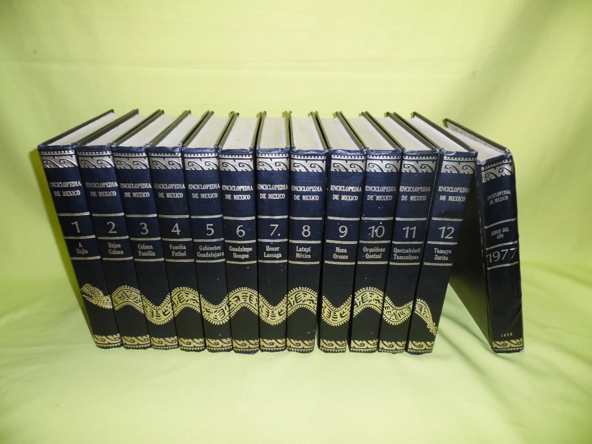 Enciclopedia De Mexico 12 Tomos Y Libro Del Año 1977 Meses sin intereses