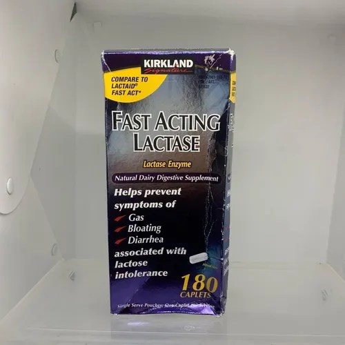 Lactase Enzyme Fast Acting 180 Cap Kirkland Cuotas sin interés