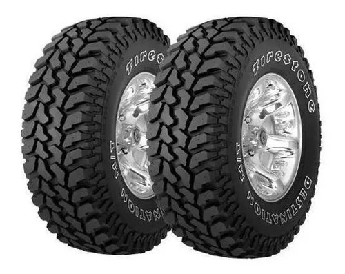 Kit X2 Cubiertas 235/75 R15 Firestone Destination Mt 23 104Q | Red-Daytona