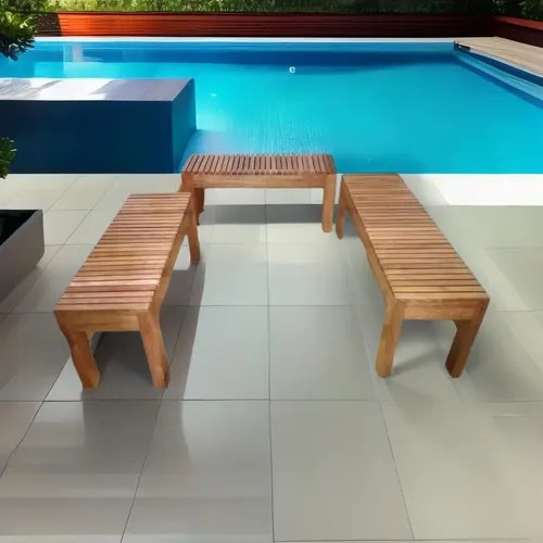 Set De Terraza Mueble De Jardin Banca En Madera Tornillo en venta en